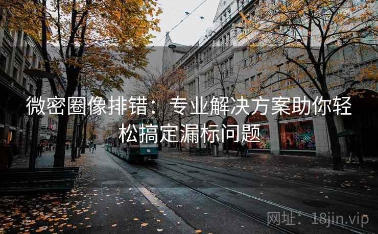 微密圈像排错：专业解决方案助你轻松搞定漏标问题
