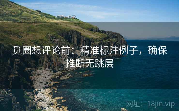 觅圈想评论前：精准标注例子，确保推断无跳层